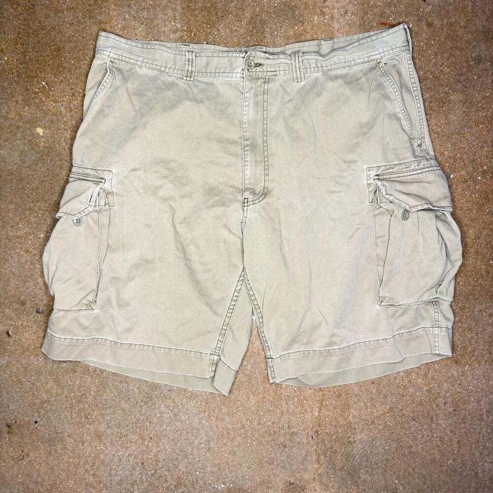 Polo Ralph Lauren Cargo‎ Shorts Mens 42 Khaki Beige Utility Cotton Casual